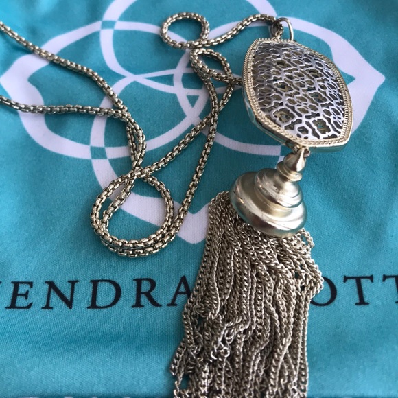 Kendra Scott Gold Filigree Necklace - Picture 3 of 5